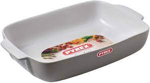 Pyrex Signature Plat Rectangulaire 35*25Cm Gris