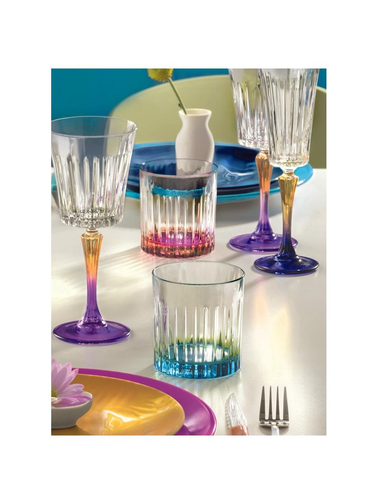 Gipsy Verre Couleur Orange 36 Cl (Paquet De 6 Verres)