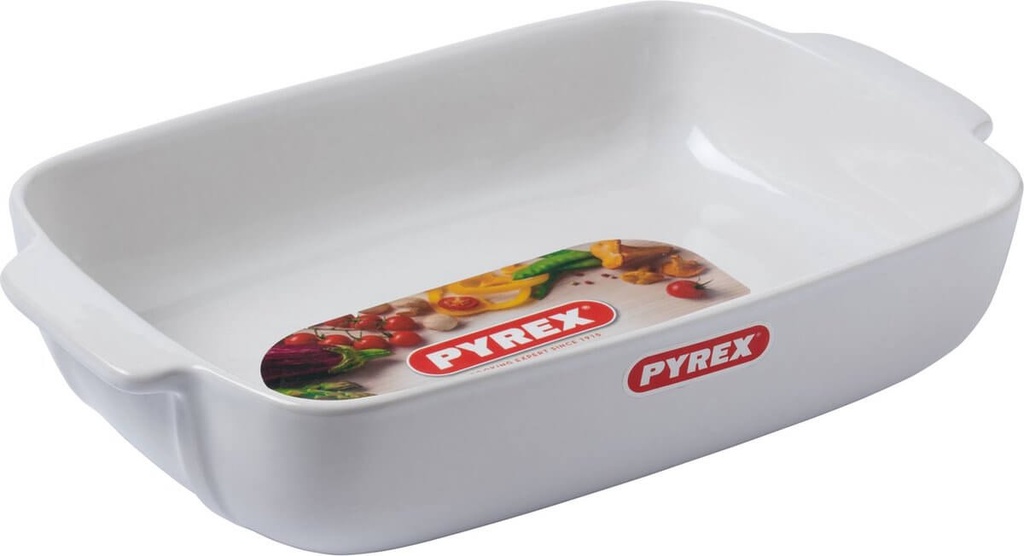 Pyrex Signature Plat Rectangulaire 25*19Cm Blanc