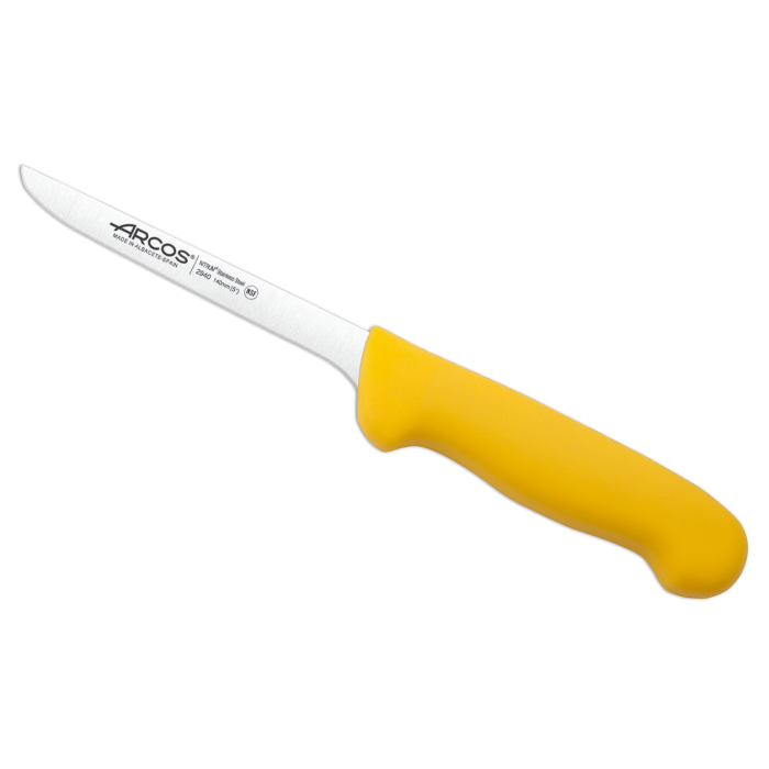 2900 Couteau A Desosser Jaune 140Mm