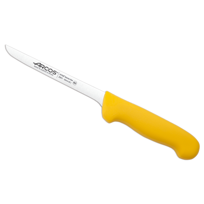 2900 Couteau A Desosser Jaune 160Mm