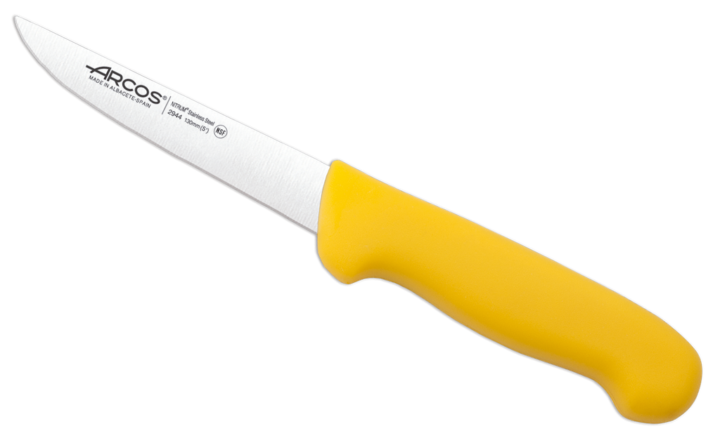 2900 Couteaux A Desosser Jaune 130Mm