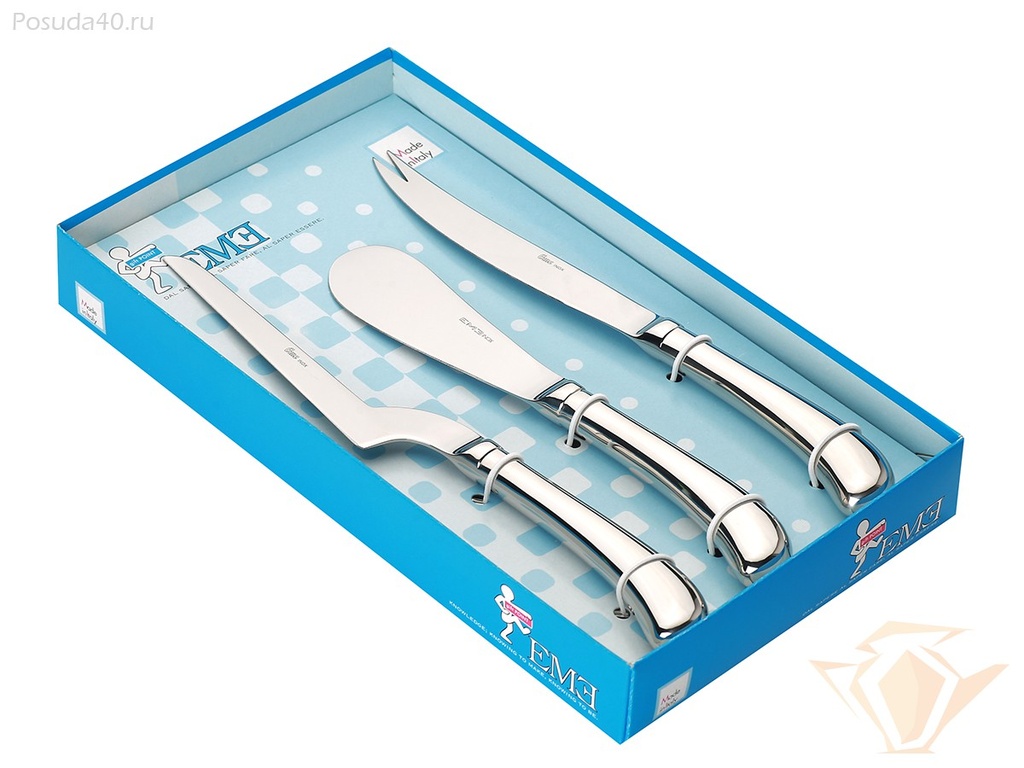 Steel Plus Set 3 Couteaux A Fromage