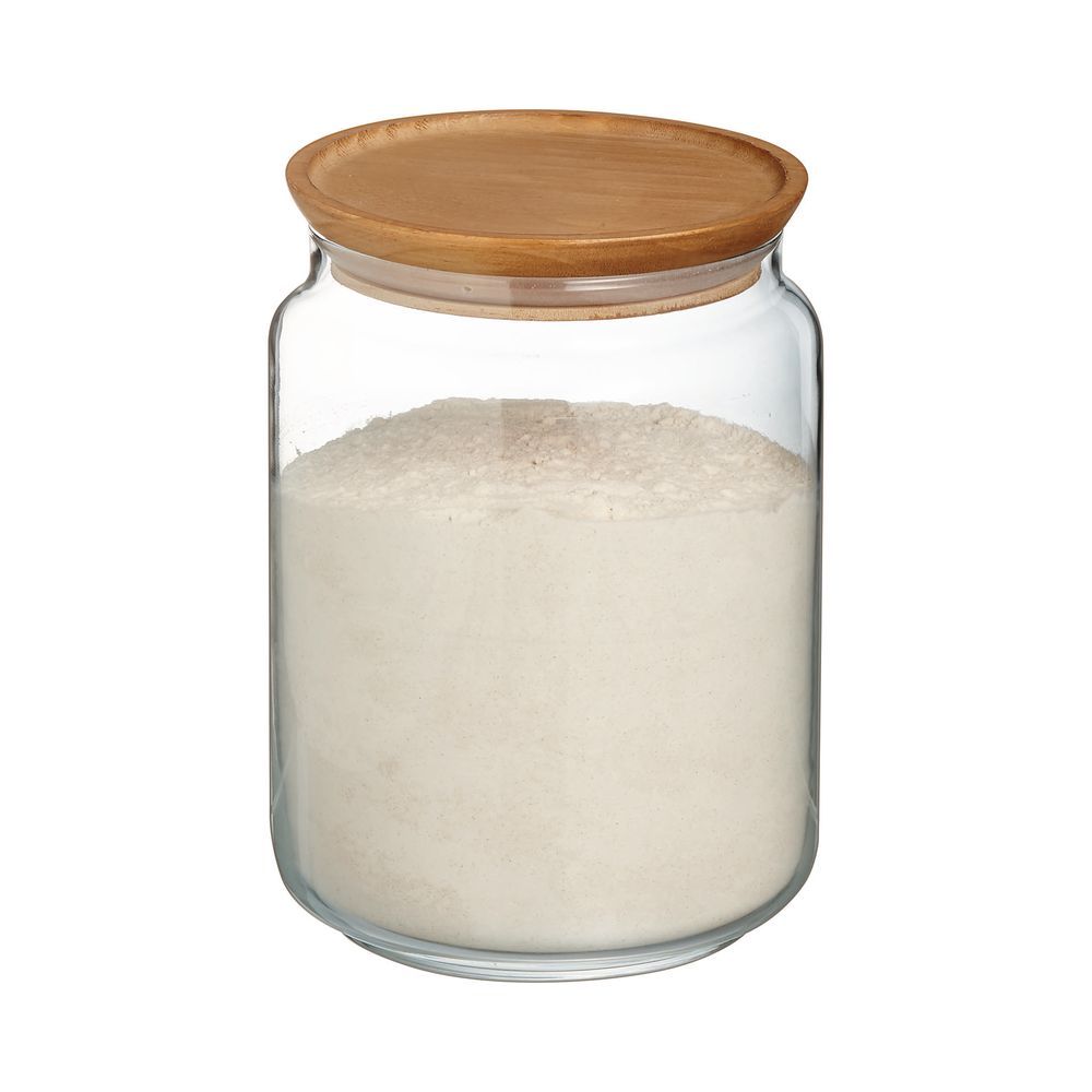 Pure Jar Wood Avec Couvercle 2L