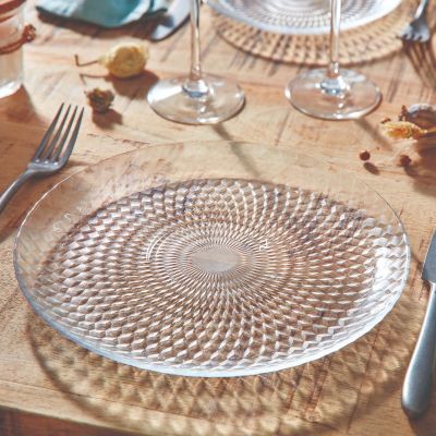 Pampille Clear Assiette Plate 25 Cm