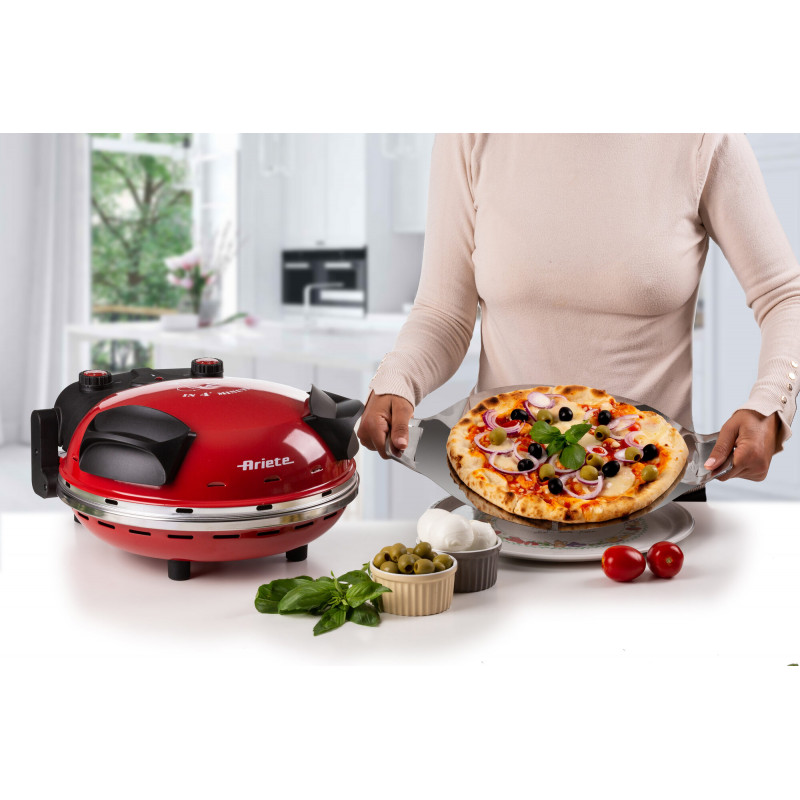 Four Electrique A Pizza Rouge 1200W