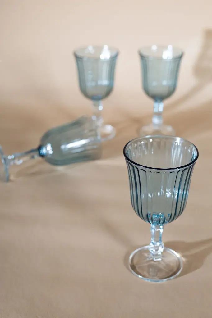 verre a pied 24 cl splendid bleu