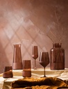 Verre A Pied Matte Amber 49 Cl