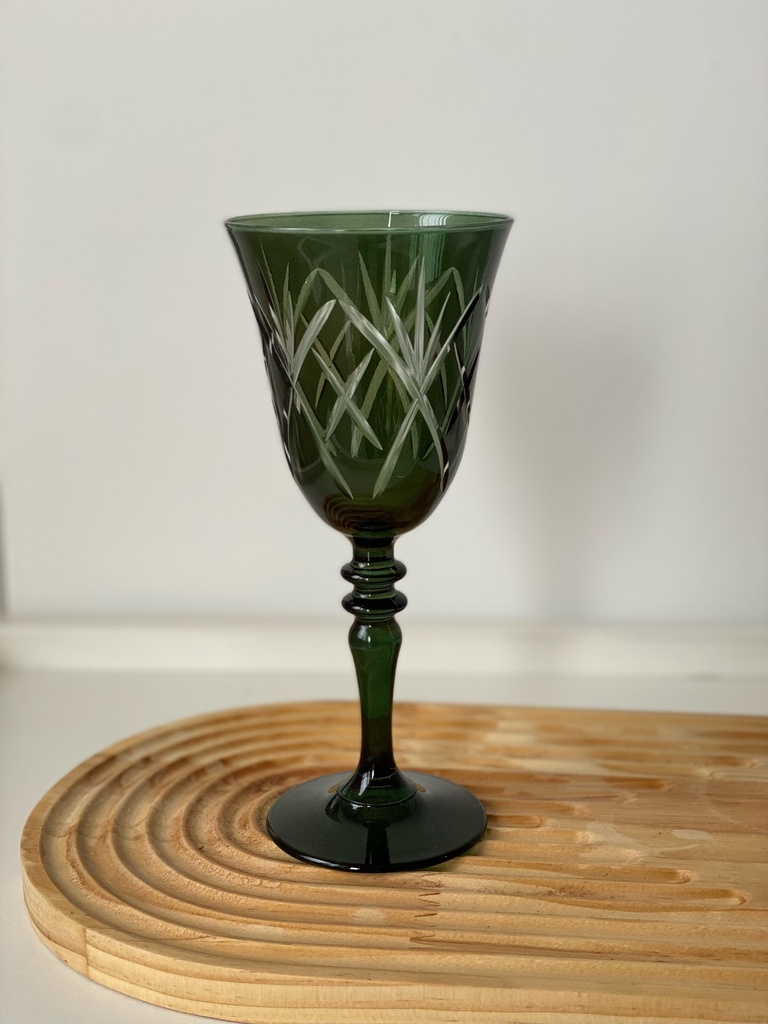 Verre A Pied 27 Cl Cambridge Vert