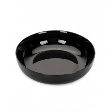 Friend'S Time Assiette Ronde Creuse 17 Cm  Noir