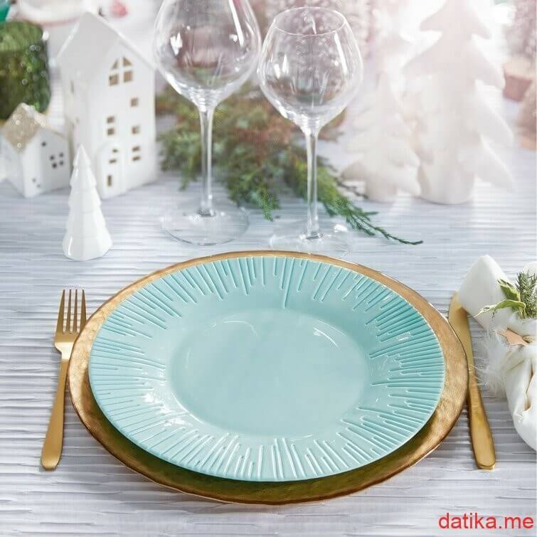 Luminis Turquoise Assiette Dessert 22Cm