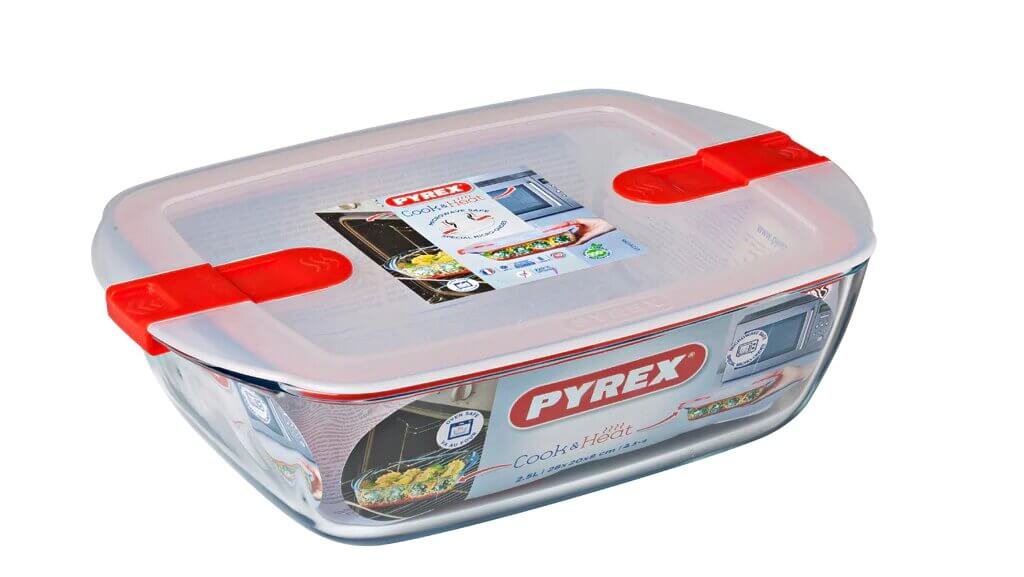 Pyrex Cook & Heat Plat Care 20*17Cm Avec Couvercle