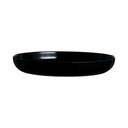 FRIEND'S TIME ASSIETTE RONDE CREUSE 25 CM NOIR