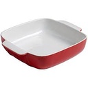 Pyrex Signature  Plat Carre 22Cm  Rouge