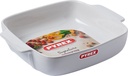 Pyrex Signature Plat Carre 22Cm Blanc