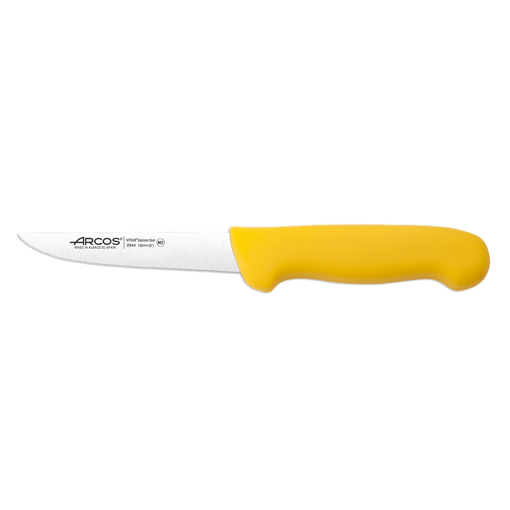 2900 COUTEAUX A DESOSSER JAUNE 130MM