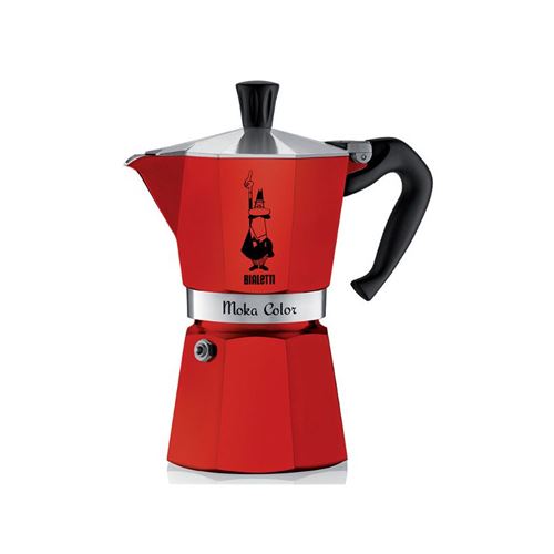 CAFETIERE MOKA EXPRESS 1 TASSE ROUGE