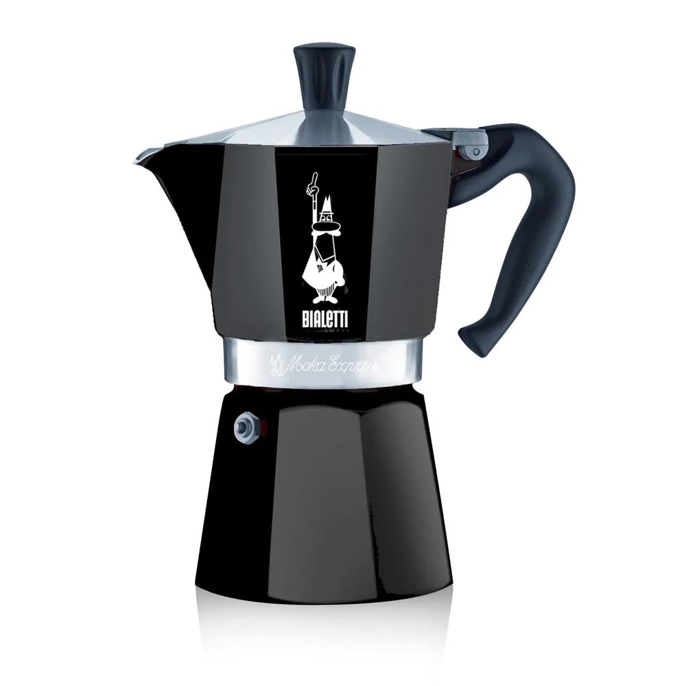 Cafetiere Moka Express 3 Tasses Noir