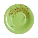 Ipomea Vert Pale Assiette Creuse 21.5 Cm