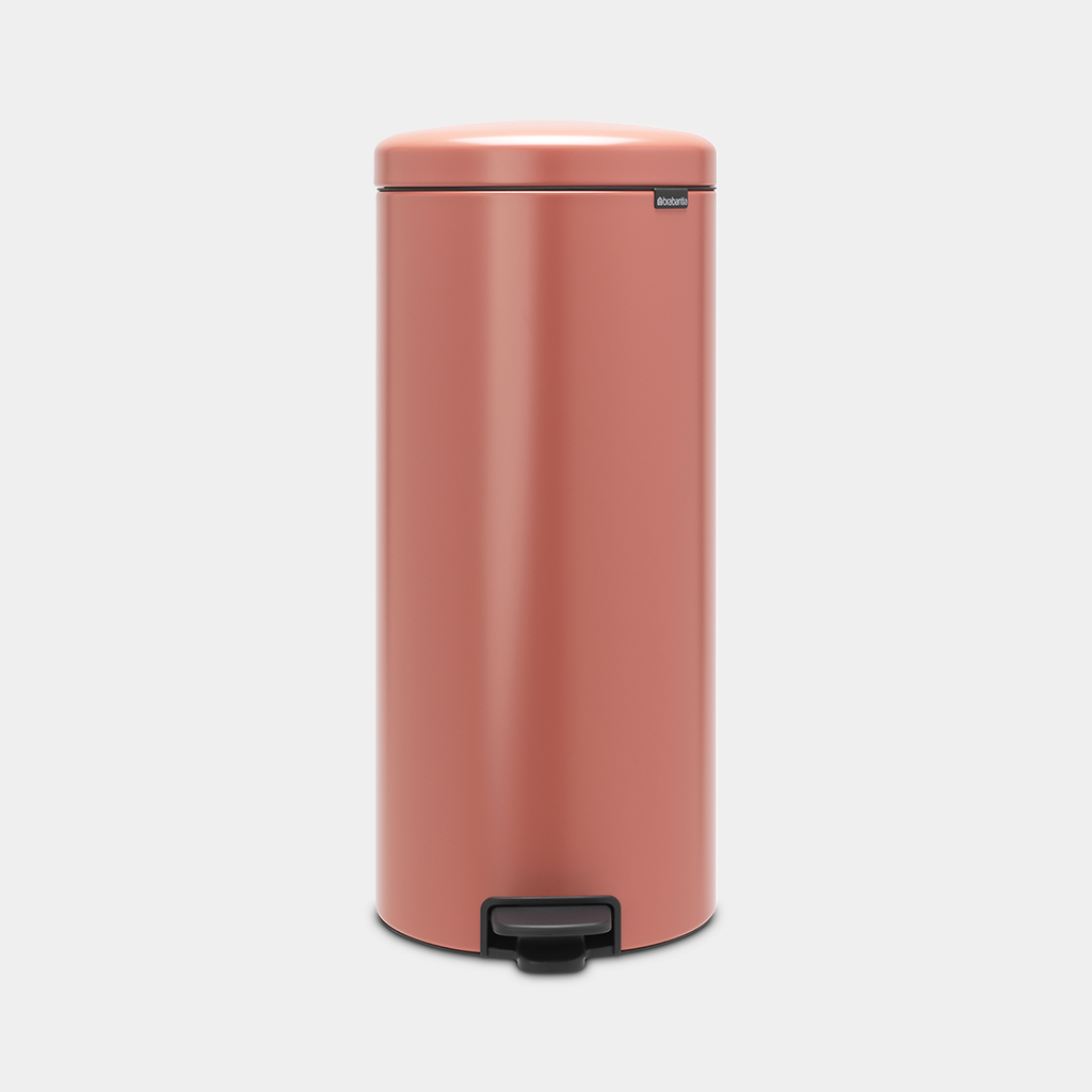 Newicon Poubelle A Pedale 30L Terracotta Pink