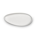 Plat De Presentation Forme Oeuf 11*25Cm