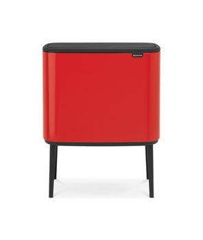 POUBELLE BO TOUCH BIN11+23  LITRE PASSION RED