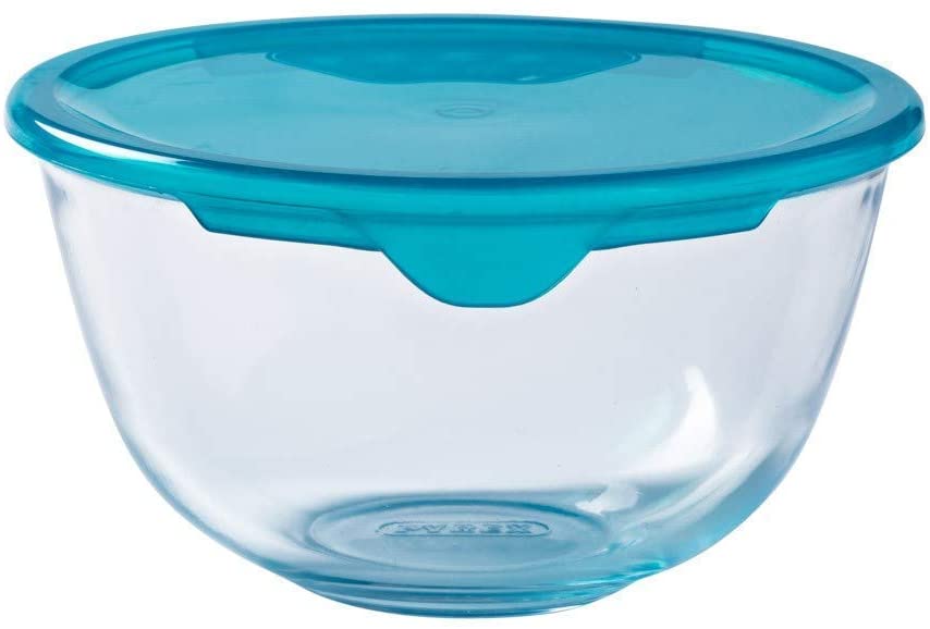 PYREX BOL A MIXER 0.5L AVEC COUVERCLE BLEU