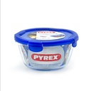 PYREX COOK & GO PLAT ROND 19CM AVEC COUVERCLE