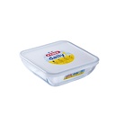 Pyrex Daily Plat Carre 2L Avec Couvercle