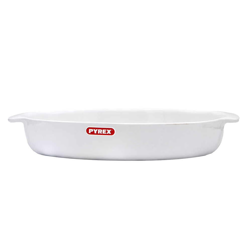 PYREX SIGNATURE PLAT OVAL 35*23CM BLANC