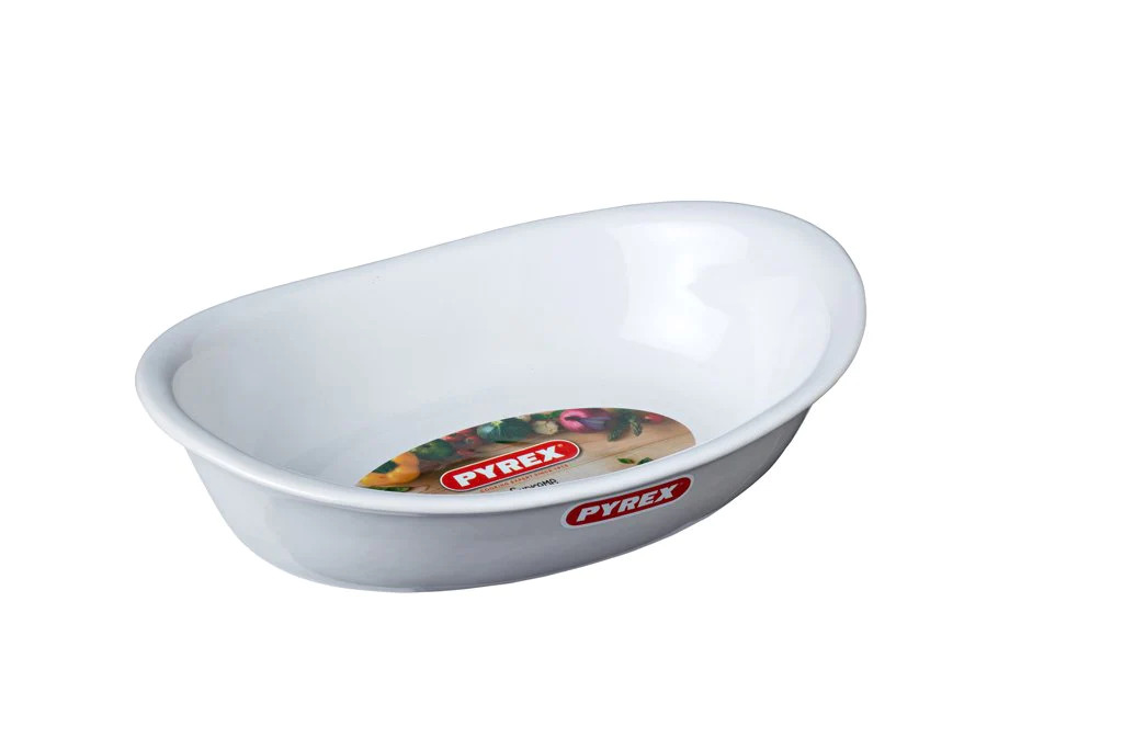 Pyrex Supreme Plat Oval 31*21Cm Blanc