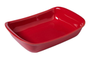 PYREX SUPREME PLAT REC 22*15CM ROUGE