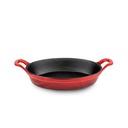 POELE EN FONTE 24CM ROUGE