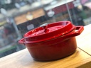 Cocotte Ovale Rouge 29Cm En Fonte