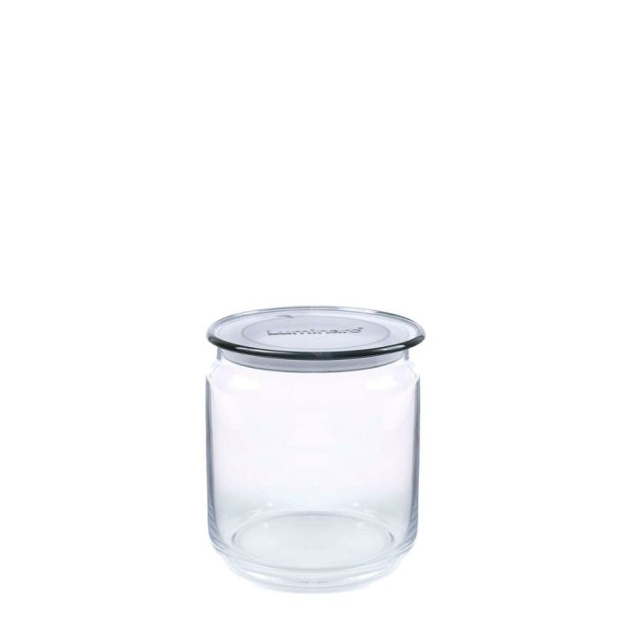 pot 0.75l plano grey lid a6