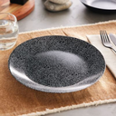 Zoe Black Assiette Plate 25Cm