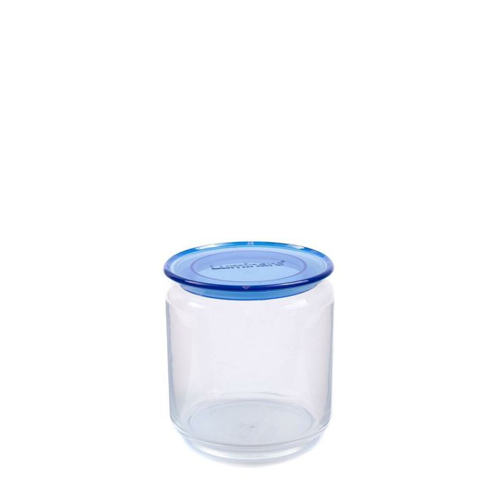 pot 0.75l plano blue lid a6