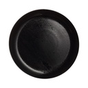 Diana Noir Assiette Plate 25Cm