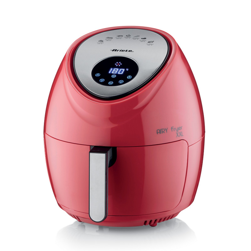 Air fryer rouge 1800W, 5.5L
