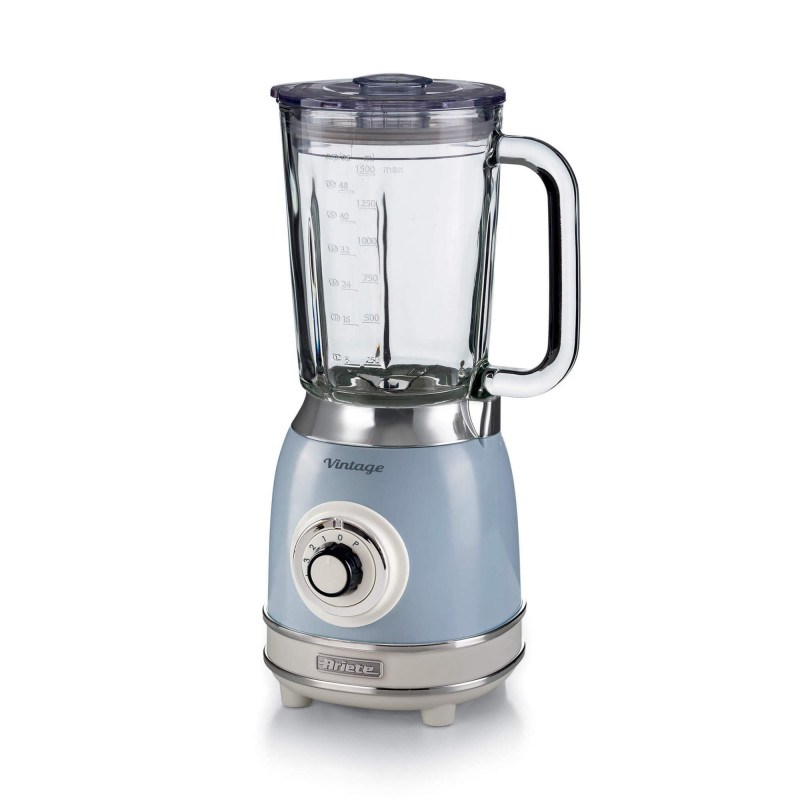 Blender a 4 lames bocal en verre 1.5L, 1000W bleu
