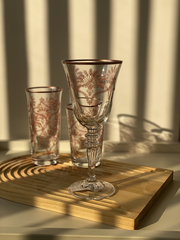 Verre A Pied Victoria Rose 27 Cl