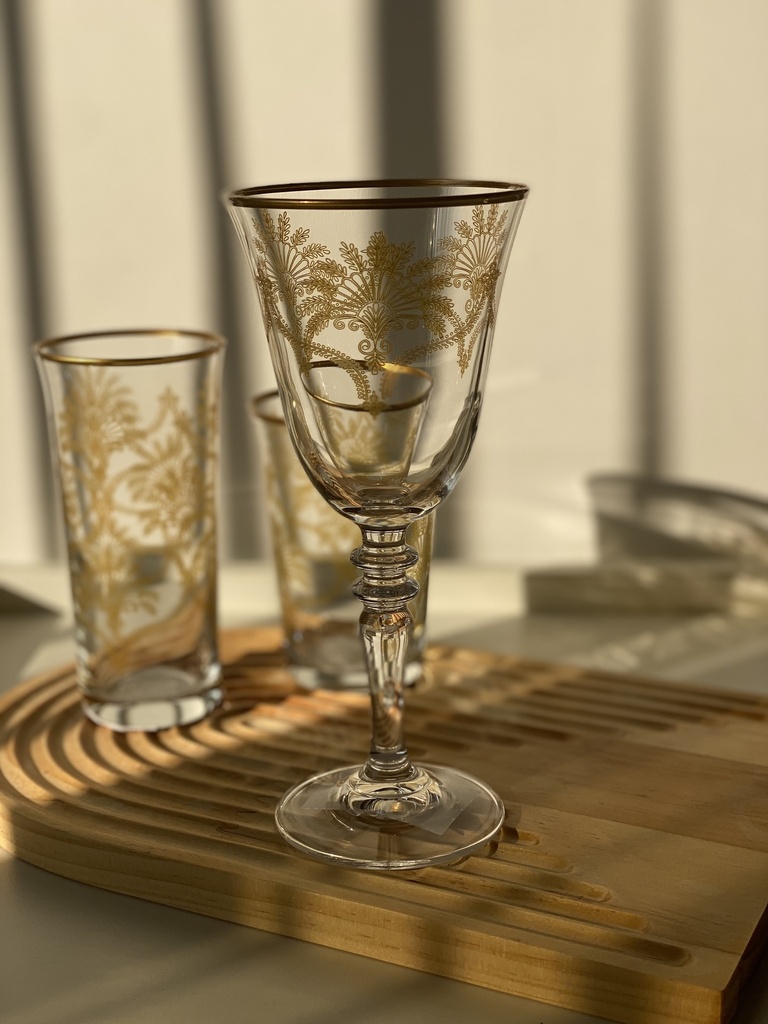 Verre A Pied Victoria Gold 27 Cl