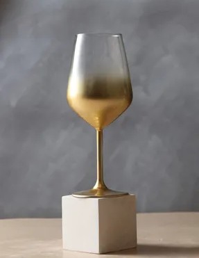 Verre A Pied Glow Gold 49 Cl