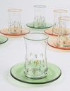 service a the 17 cl botanical 6verre 6sous tasse vert