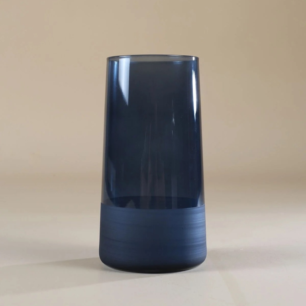 verre haut 52 cl matte bleu