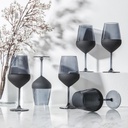 Verre A Pied Matte Noir 49 Cl