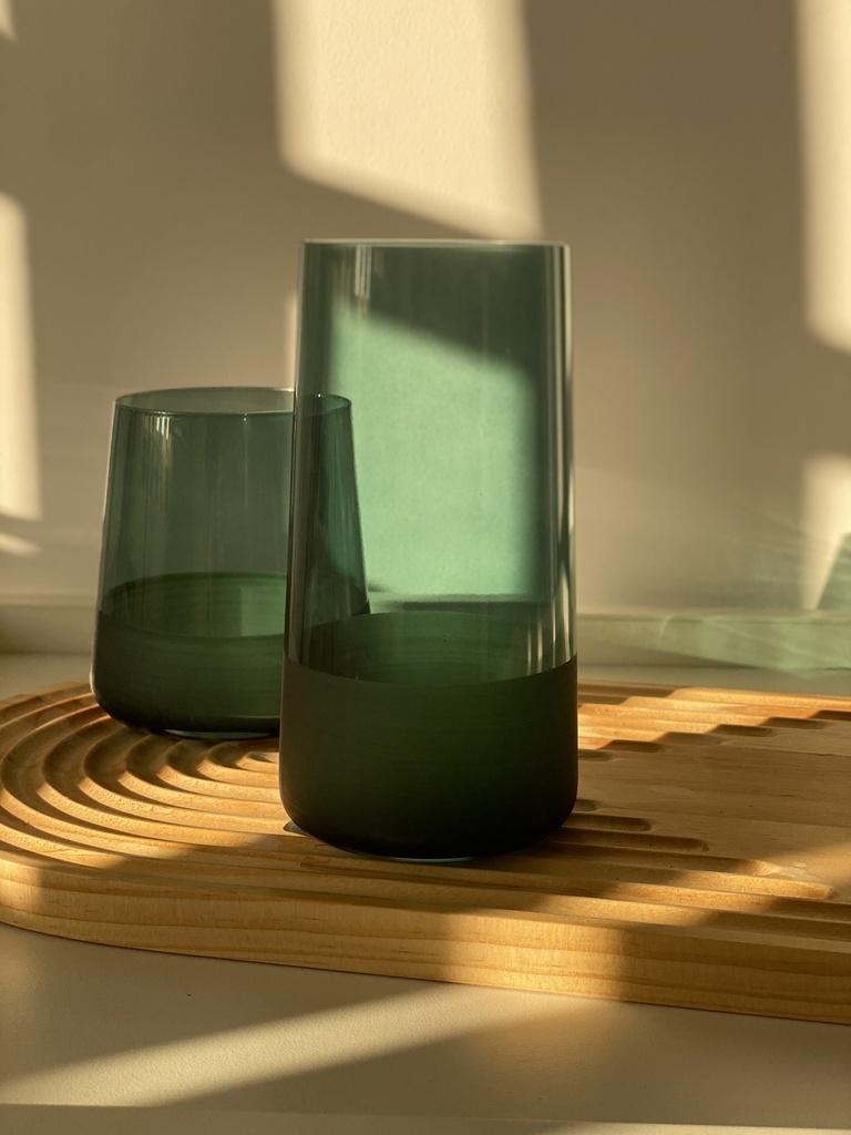 verre haut 52 cl matte vert