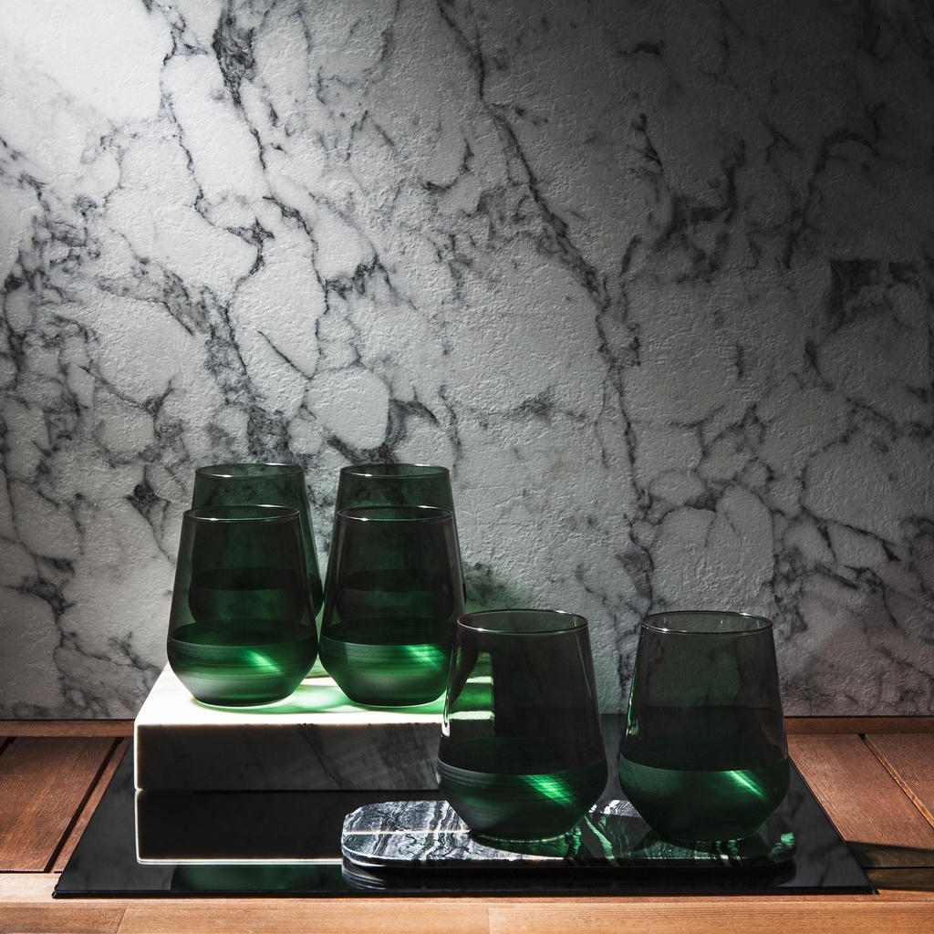 verre a eau 42 cl matte vert