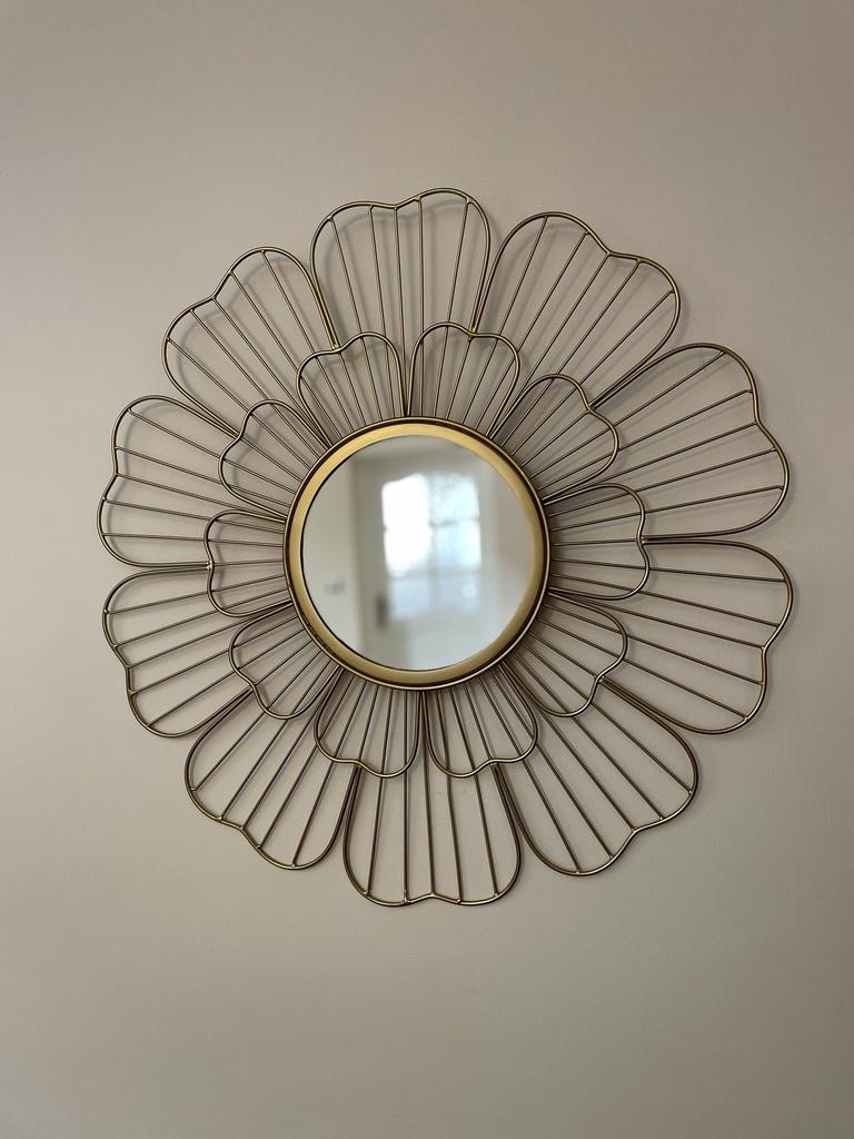 Miroir Gold Fleur