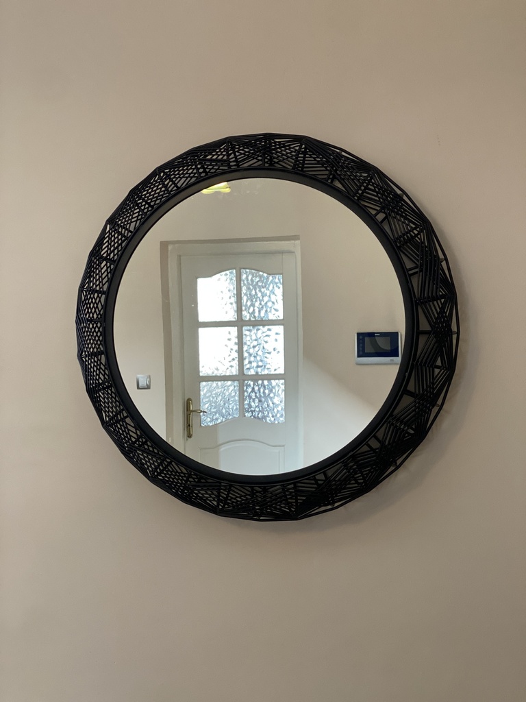 Miroir 65x13x65 black